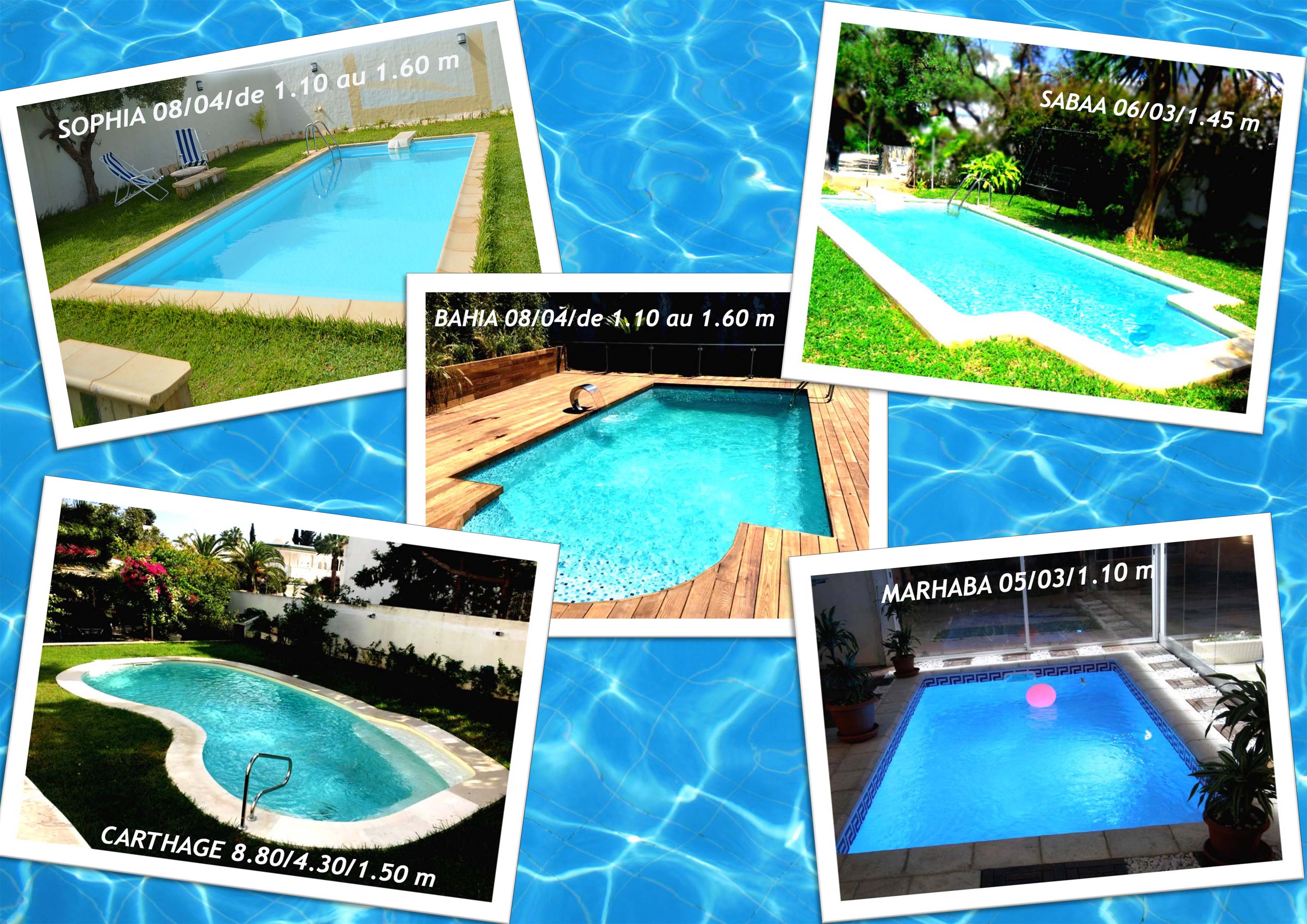 Piscine en fibre